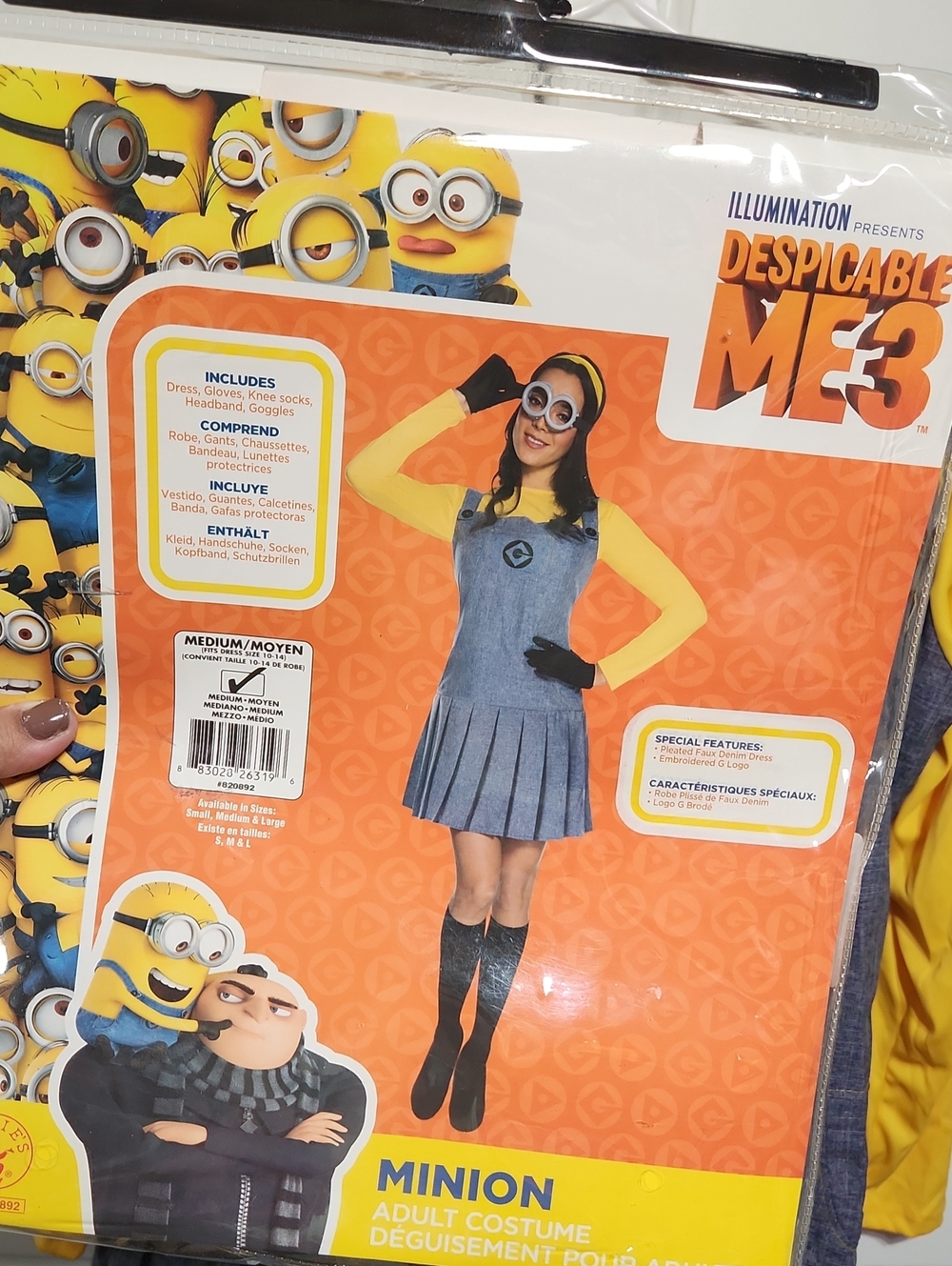 Despicable Me 3 Minion Womens Costume